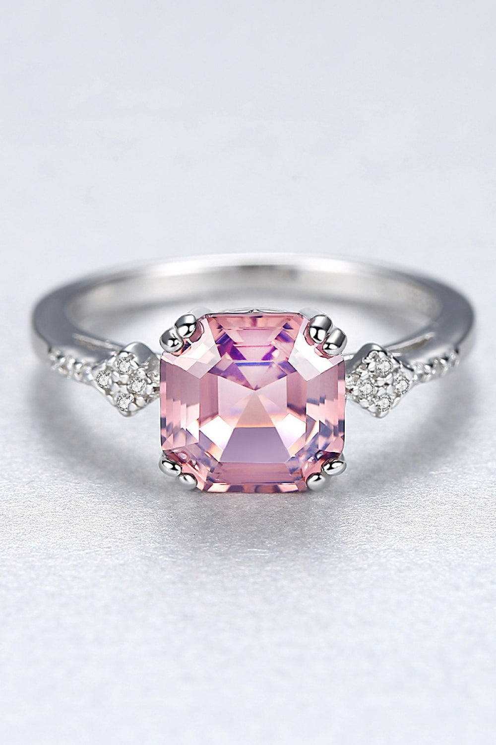 Shimmering Elegance Morganite Ring