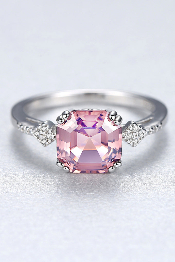 Shimmering Elegance Morganite Ring