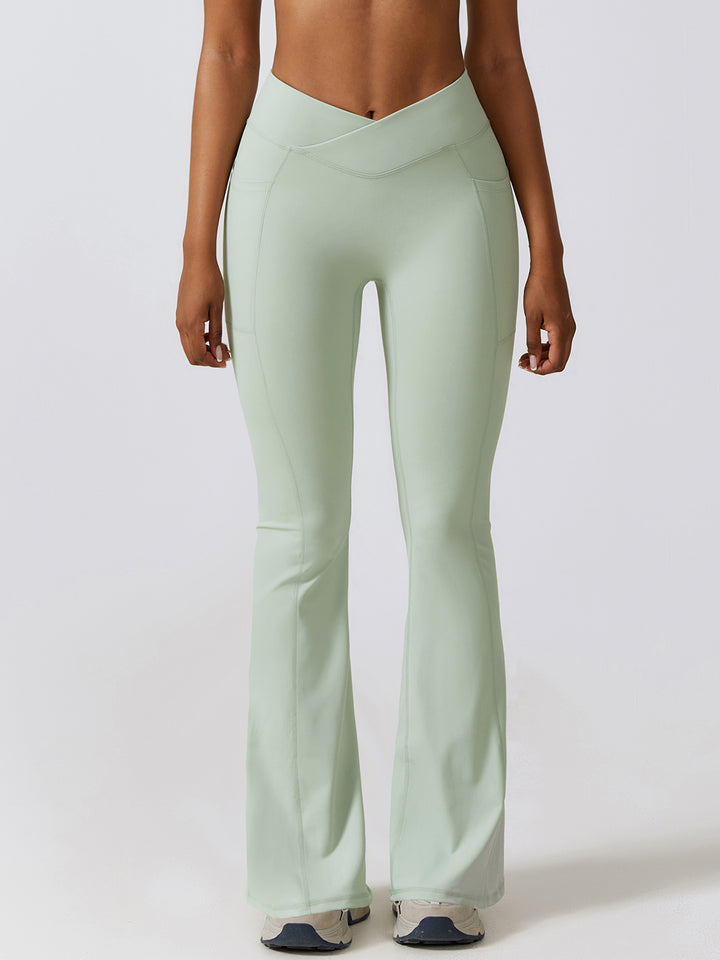 low & Focus Wide-Leg Active Pants