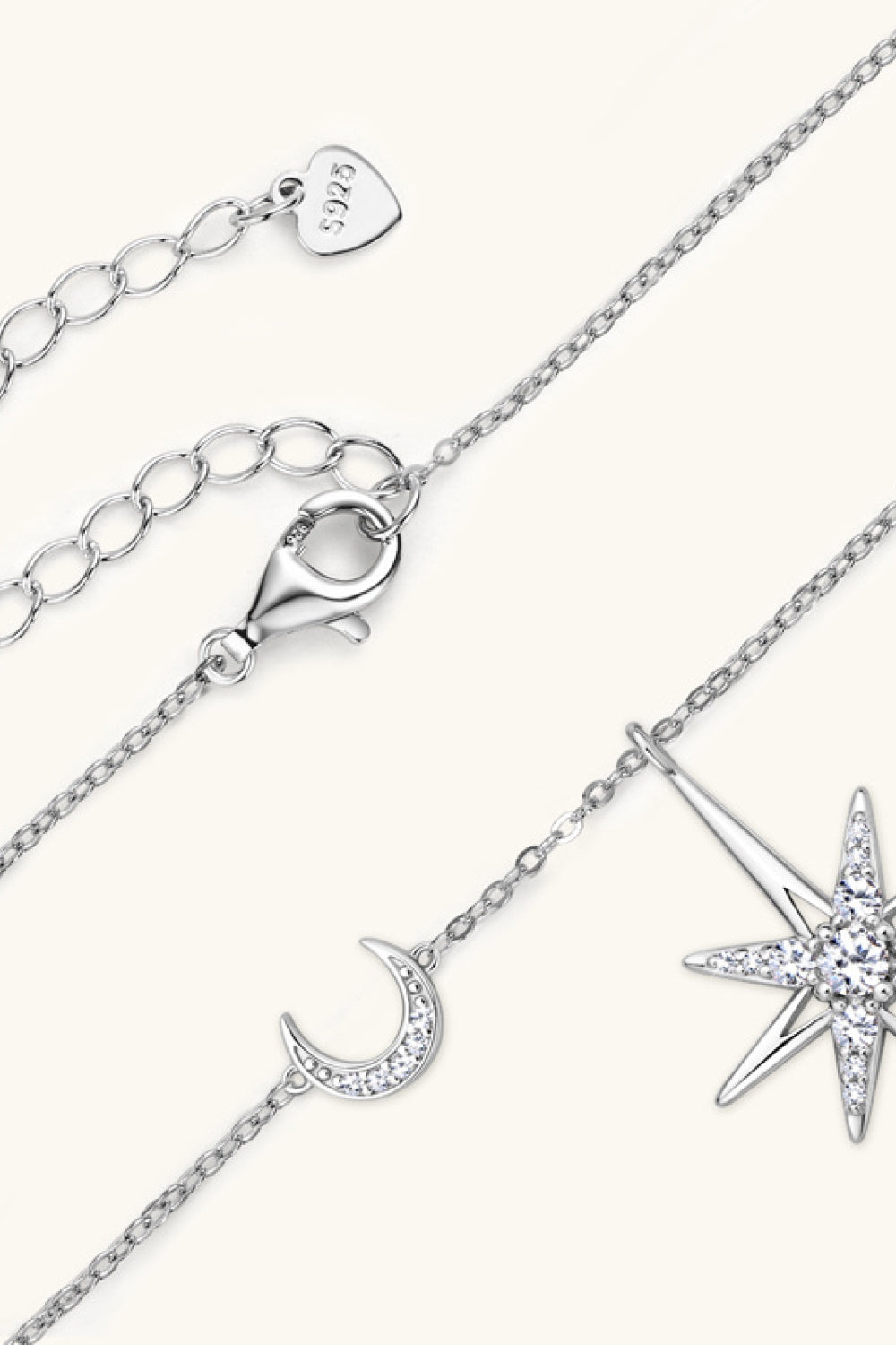 Delicate Sparkle: Moissanite Pendant Necklace