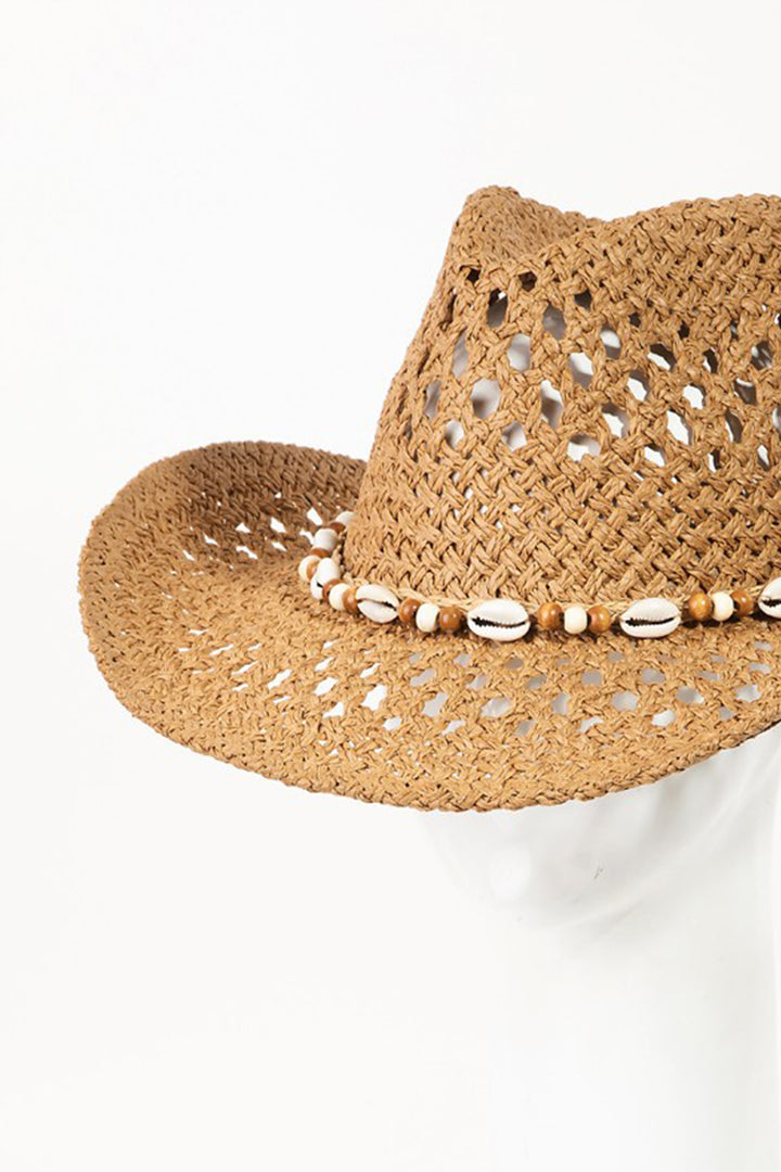 Nyx's Nook Seashell Symphony Straw Hat