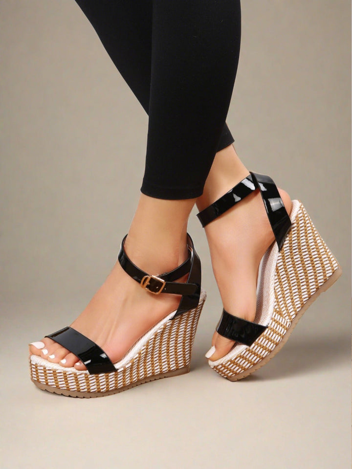 Gaia's Oasis Woven Wedge Sandals