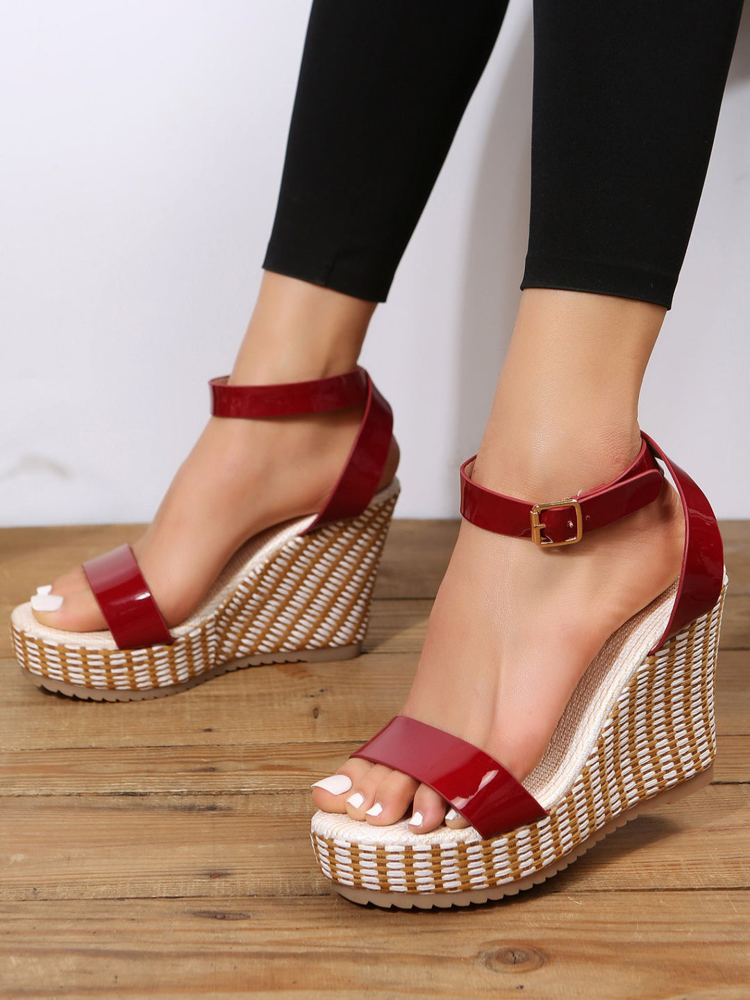 Gaia's Oasis Woven Wedge Sandals