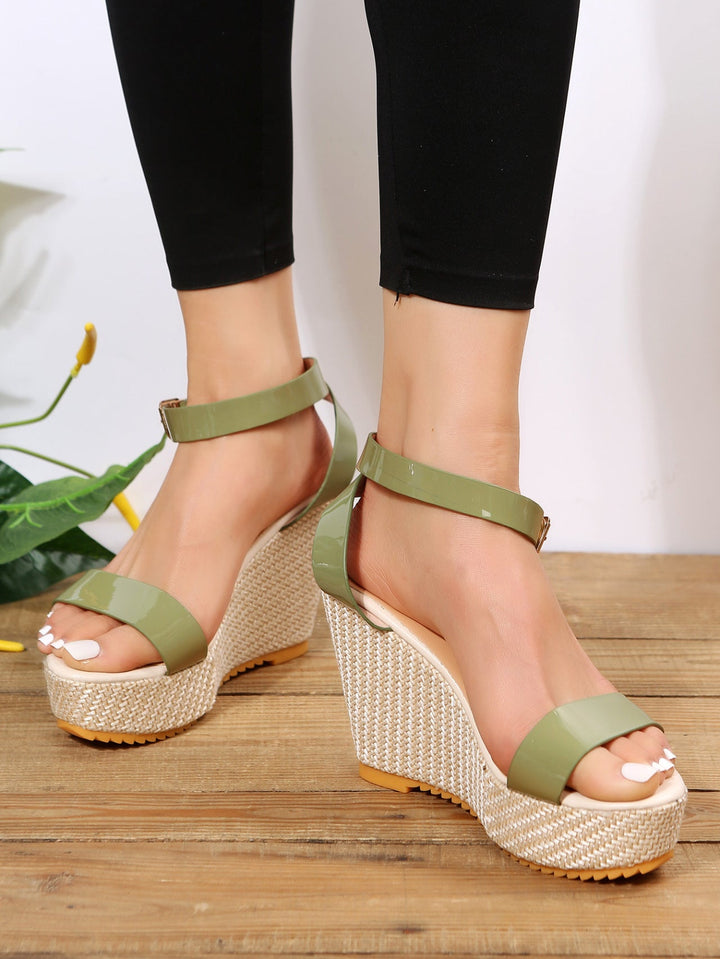 Gaia's Oasis Woven Wedge Sandals