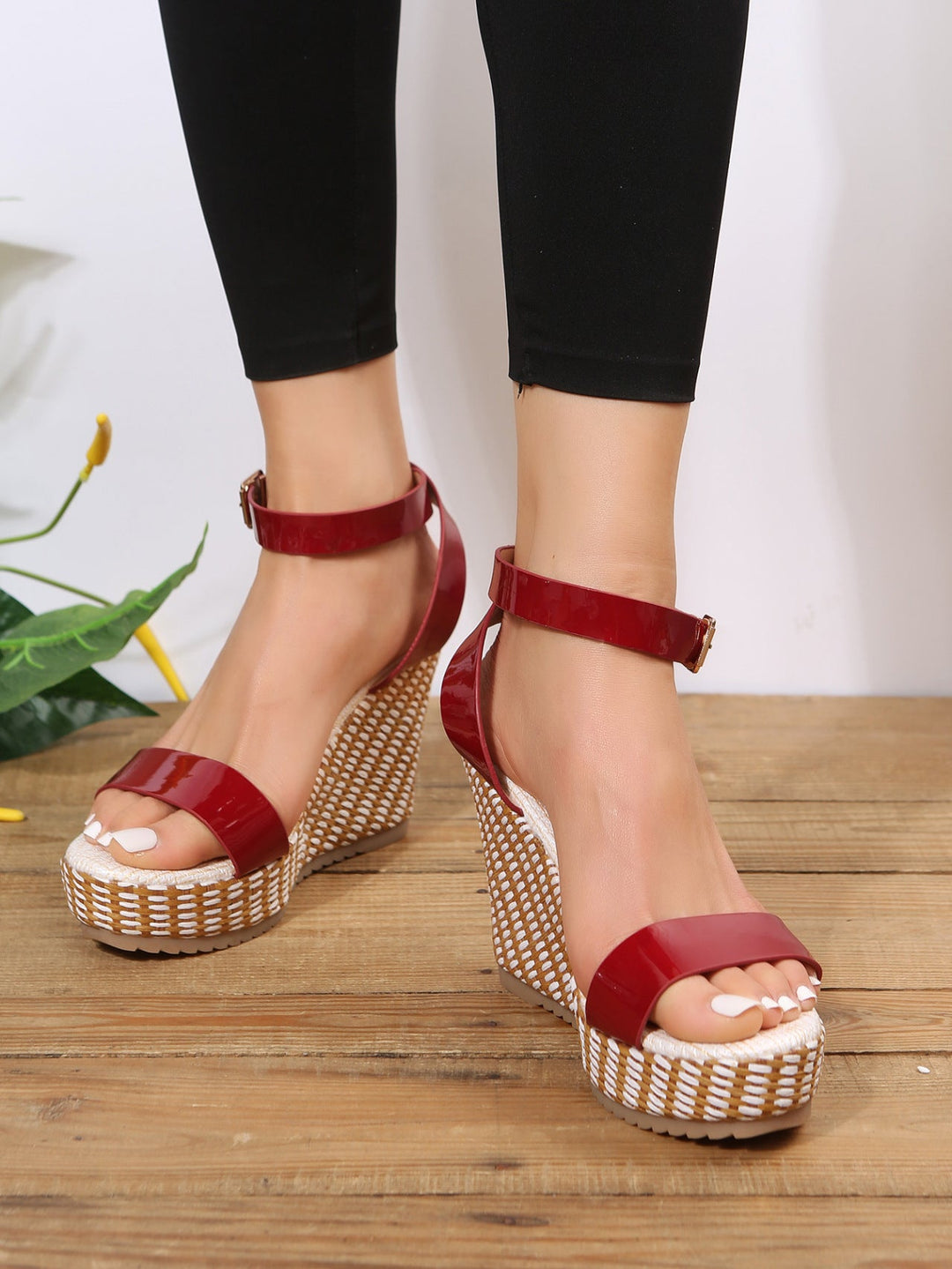 Gaia's Oasis Woven Wedge Sandals