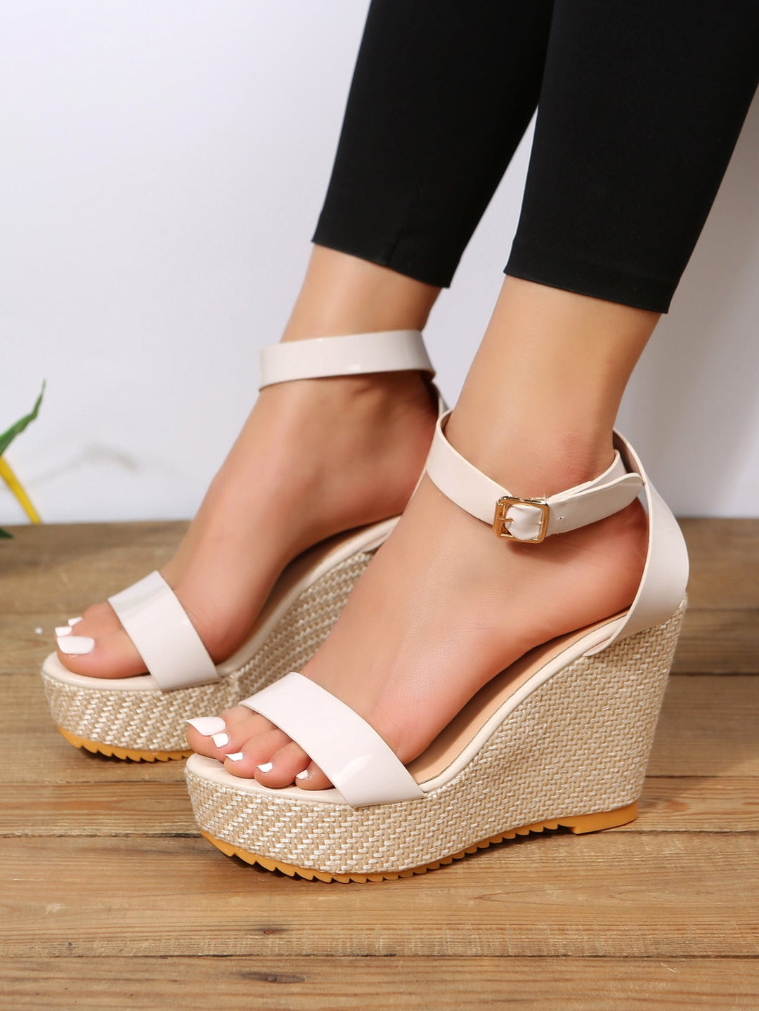 Gaia's Oasis Woven Wedge Sandals