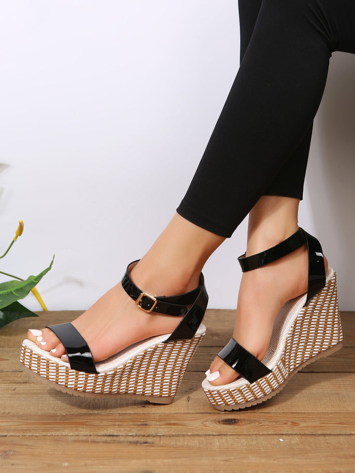 Gaia's Oasis Woven Wedge Sandals