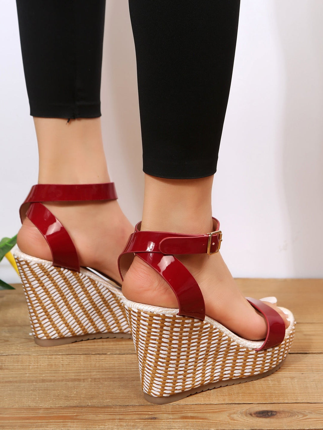 Gaia's Oasis Woven Wedge Sandals