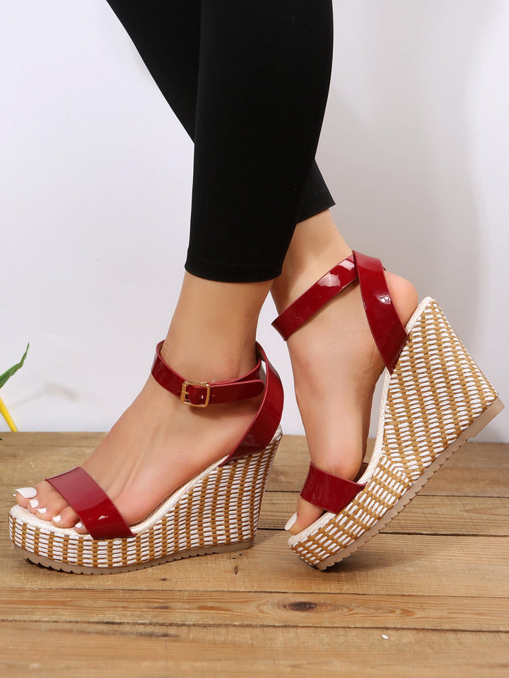 Gaia's Oasis Woven Wedge Sandals