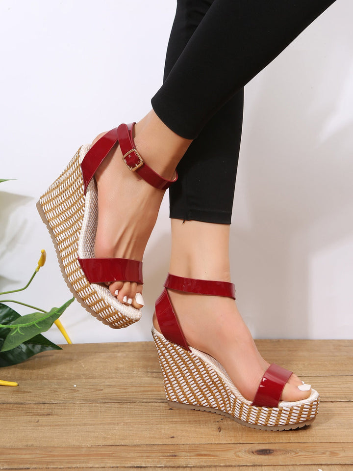 Gaia's Oasis Woven Wedge Sandals