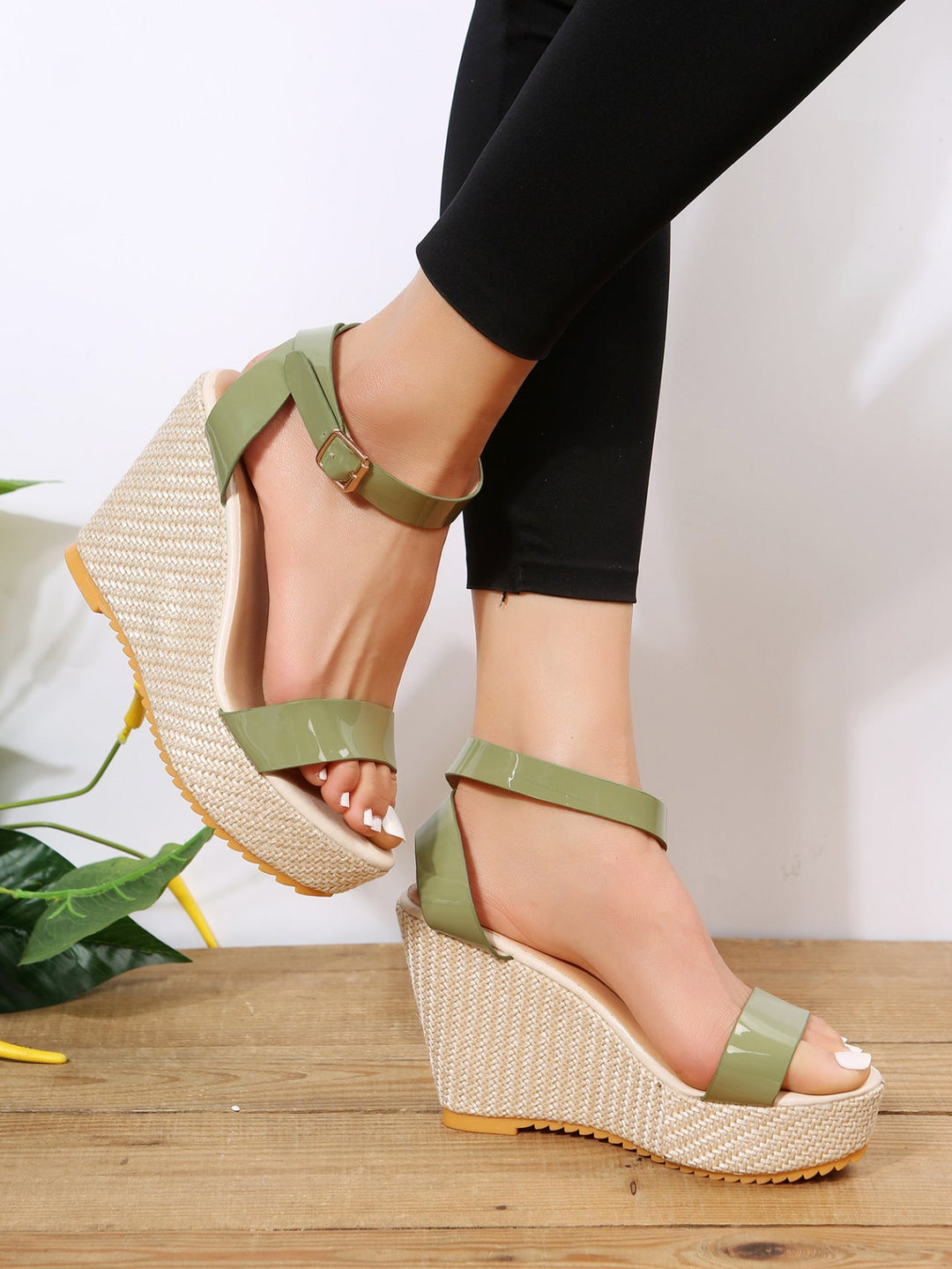 Gaia's Oasis Woven Wedge Sandals