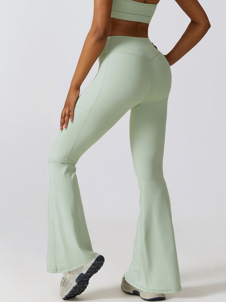 low & Focus Wide-Leg Active Pants