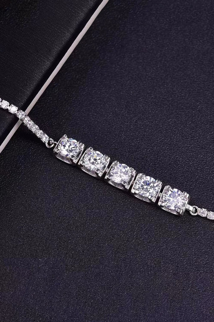 Rhea's Embrace 5 Carat Moissanite Bracelet