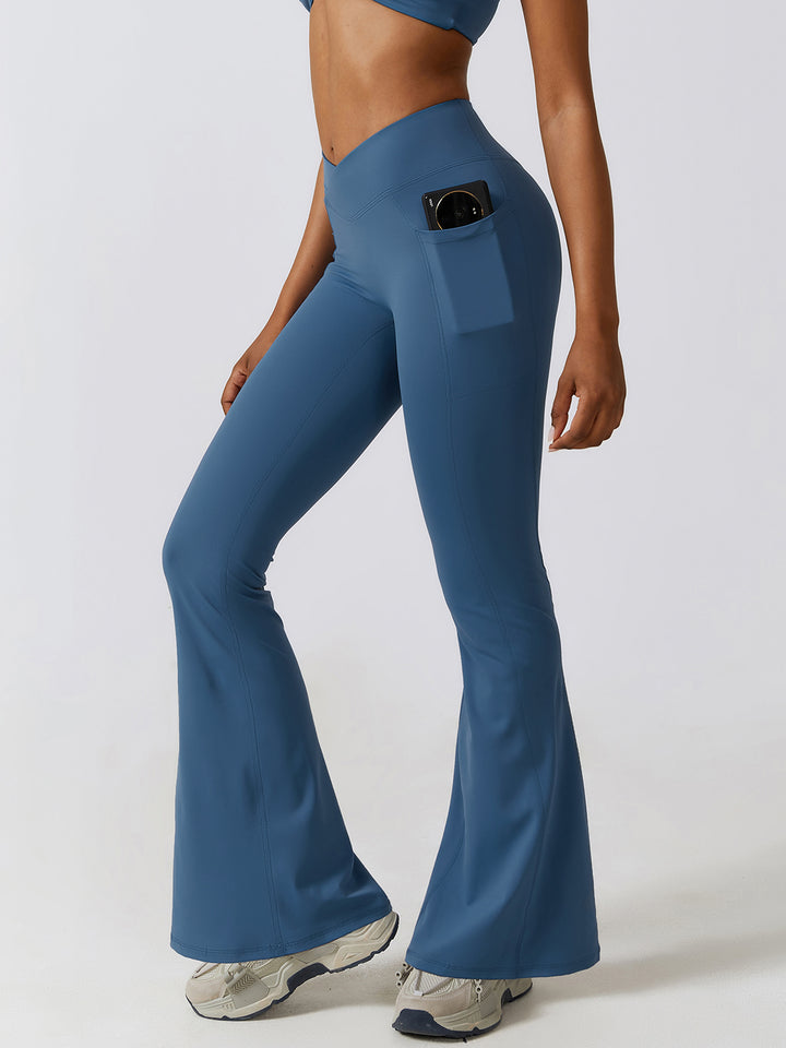 low & Focus Wide-Leg Active Pants