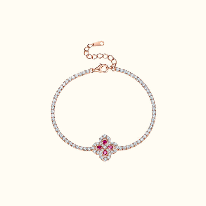 Thea Bloom Ruby Bracelet