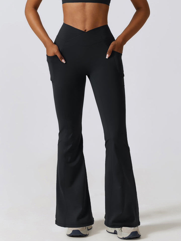 low & Focus Wide-Leg Active Pants