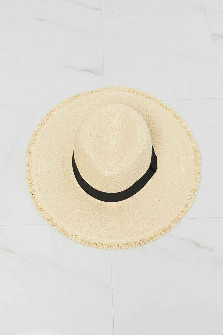 Lunar Lullaby Fringed Straw Hat