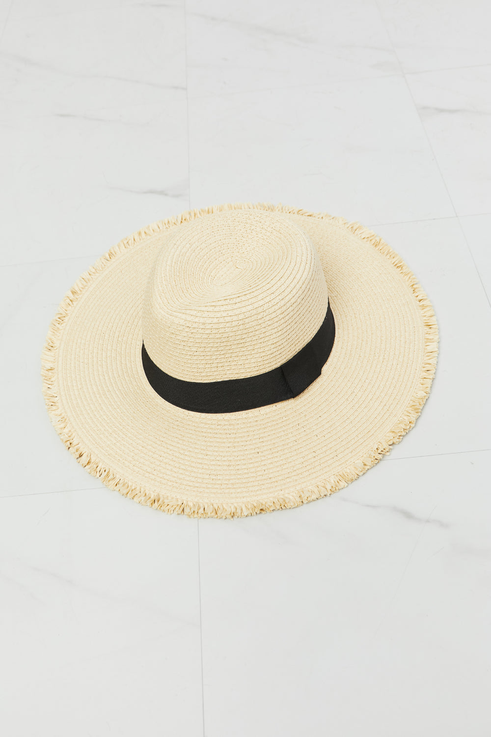 Lunar Lullaby Fringed Straw Hat