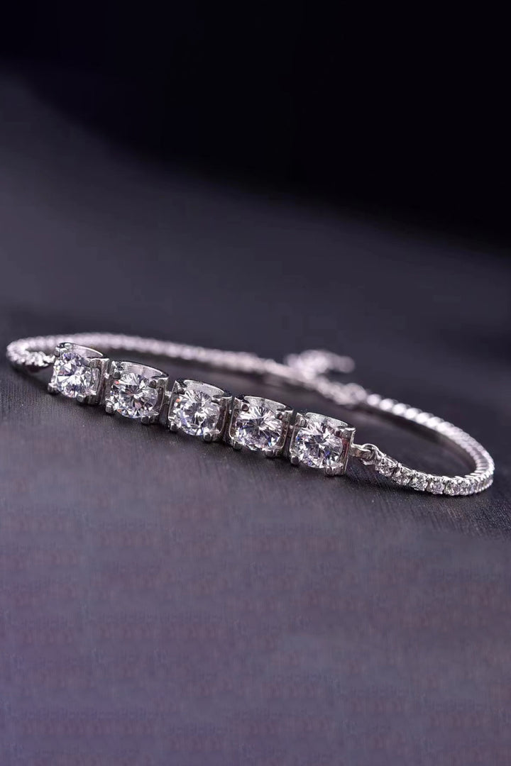 Rhea's Embrace 5 Carat Moissanite Bracelet