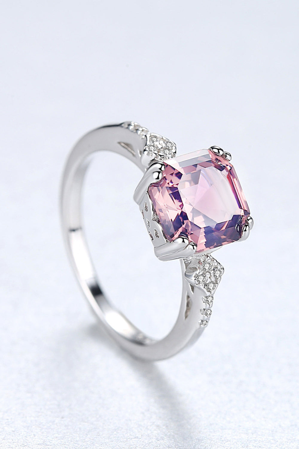 Shimmering Elegance Morganite Ring