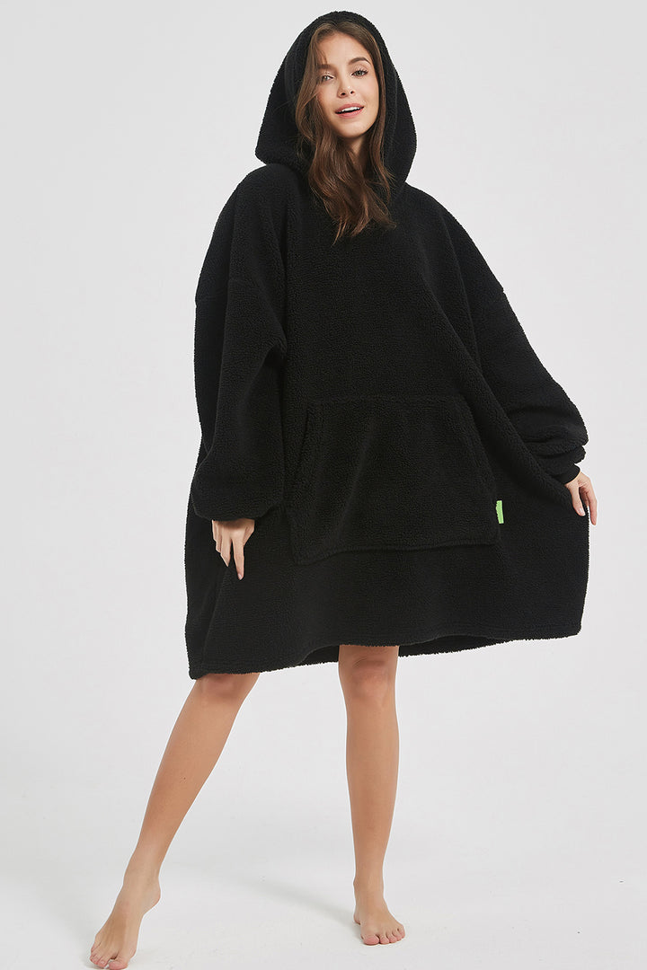 Cozy Cloud Oversized Fuzzy Lounge Dress