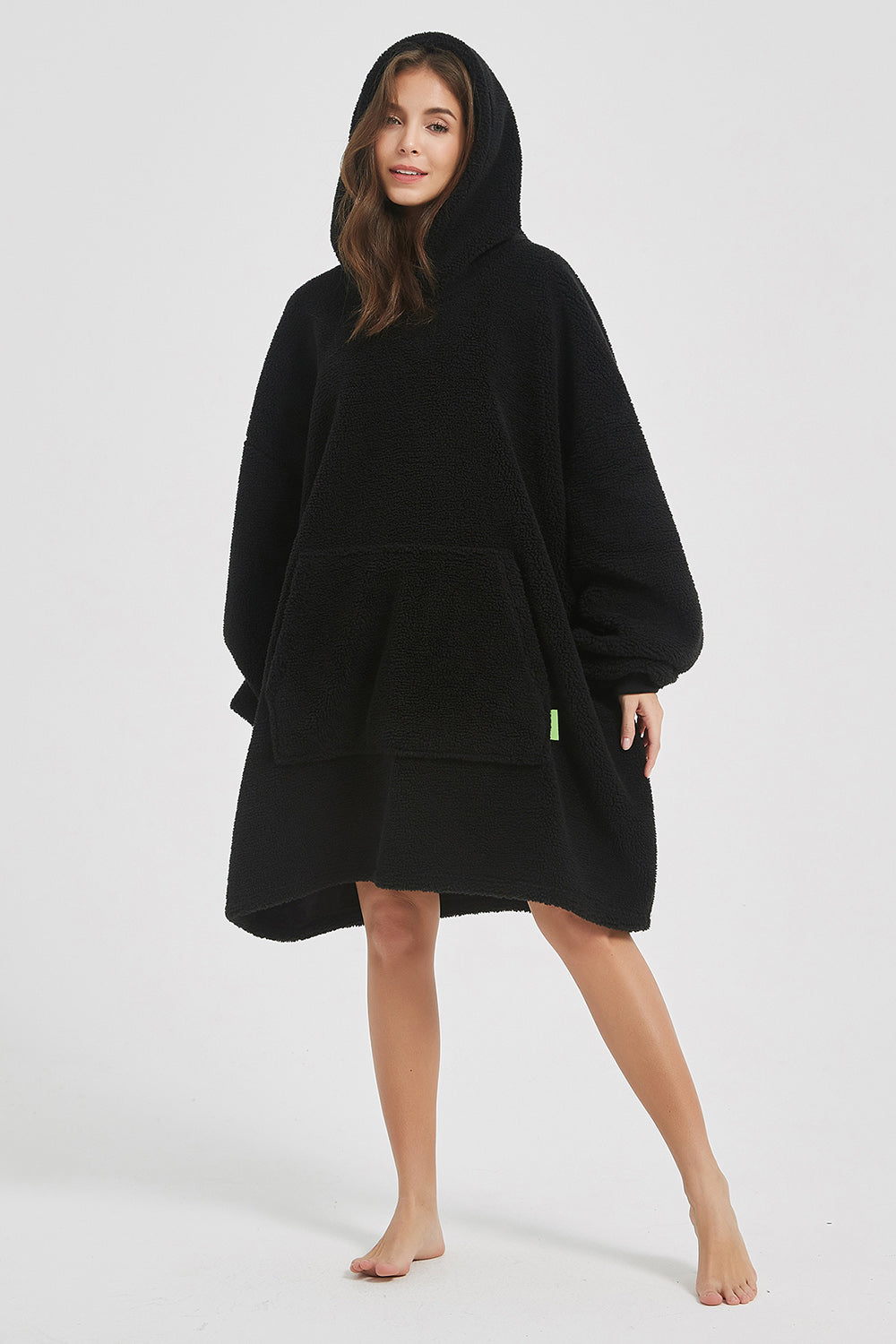 Cozy Cloud Oversized Fuzzy Lounge Dress