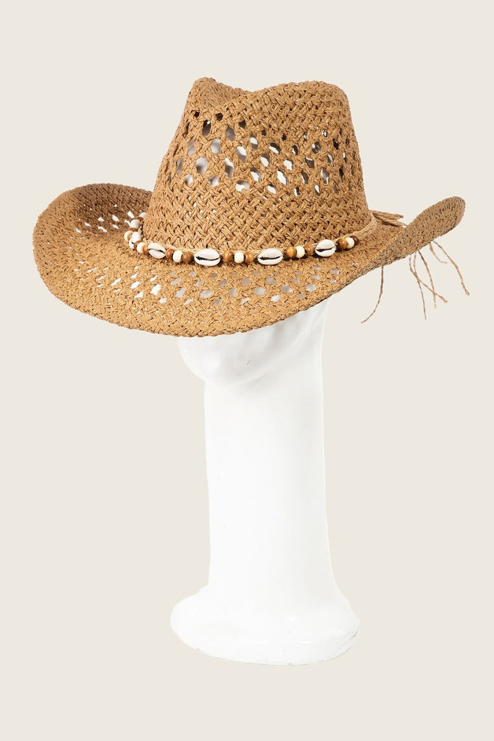 Nyx's Nook Seashell Symphony Straw Hat