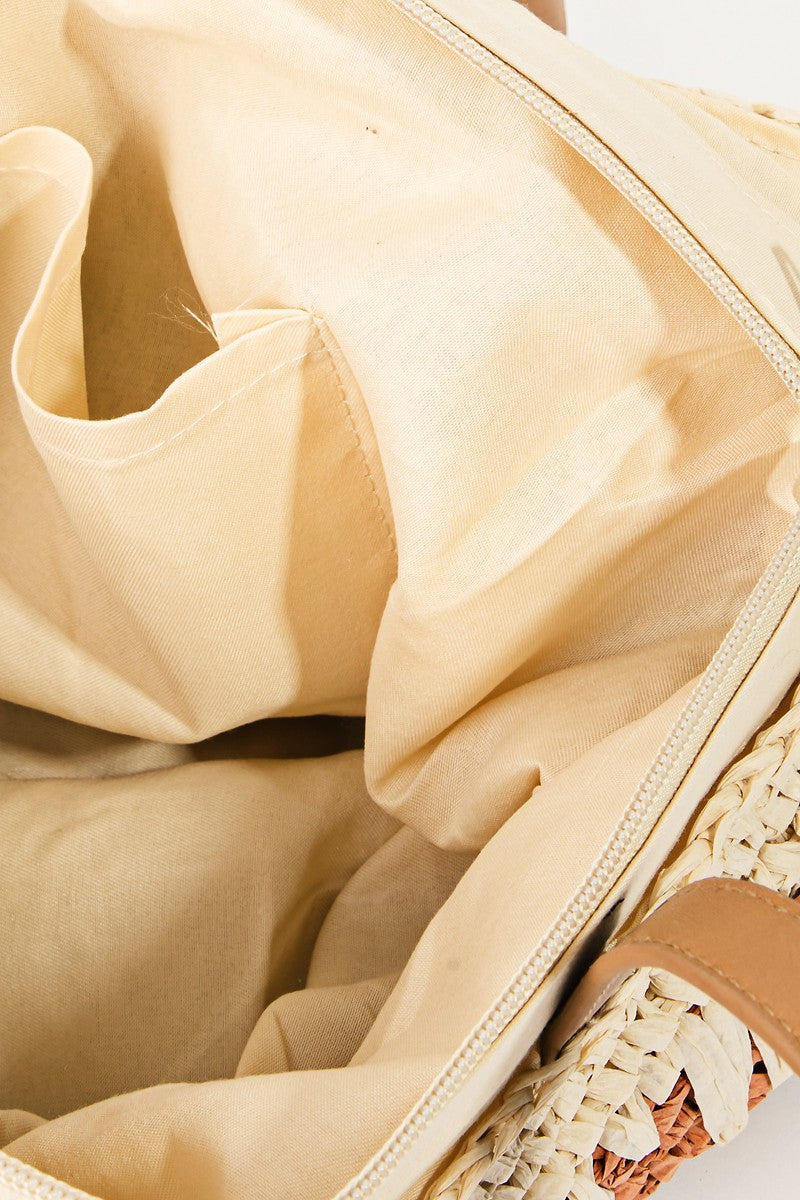 Natura's Riviera Handwoven Straw Tote