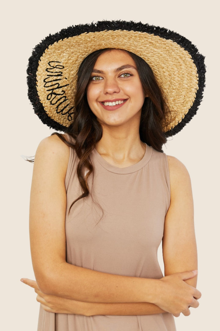 Calypso's Cove Fringed Floppy Hat