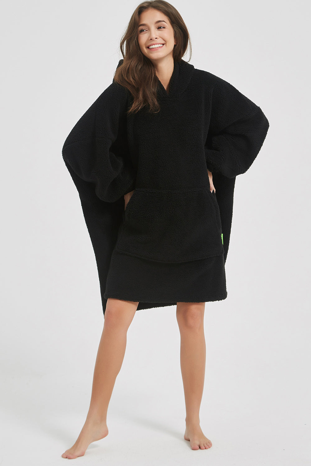 Cozy Cloud Oversized Fuzzy Lounge Dress