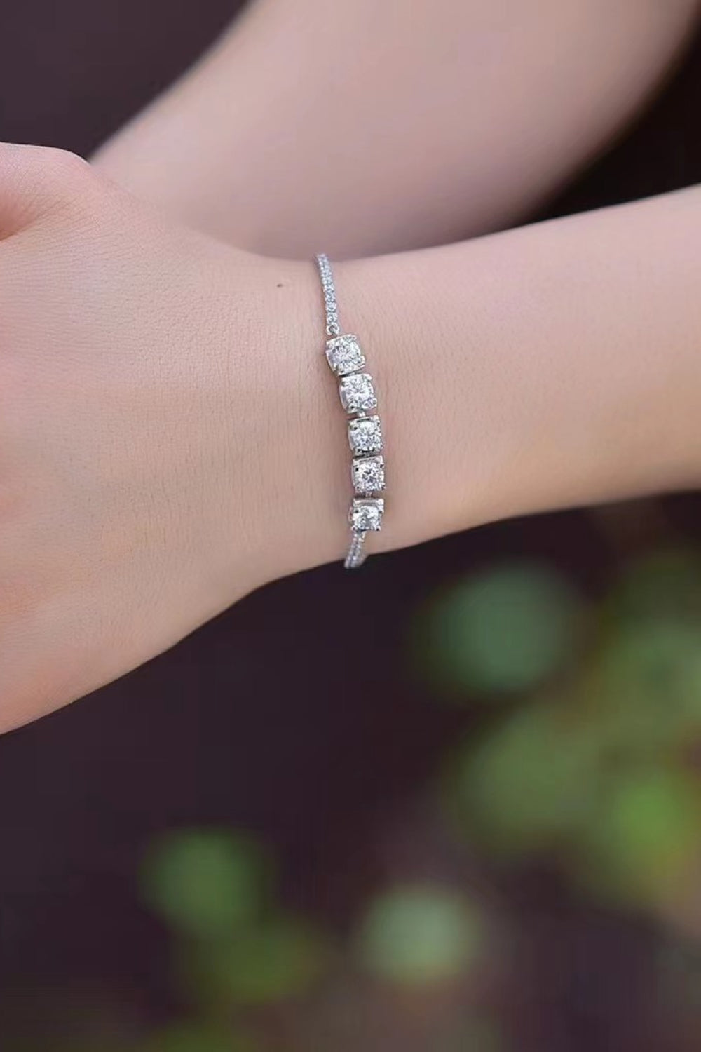 Rhea's Embrace 5 Carat Moissanite Bracelet