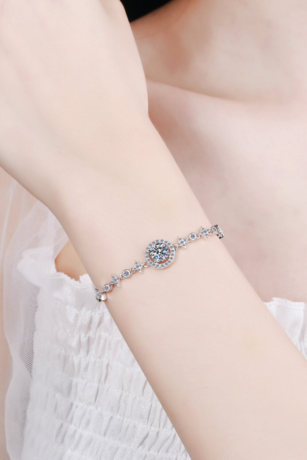 Selene's Path Moissanite Bracelet