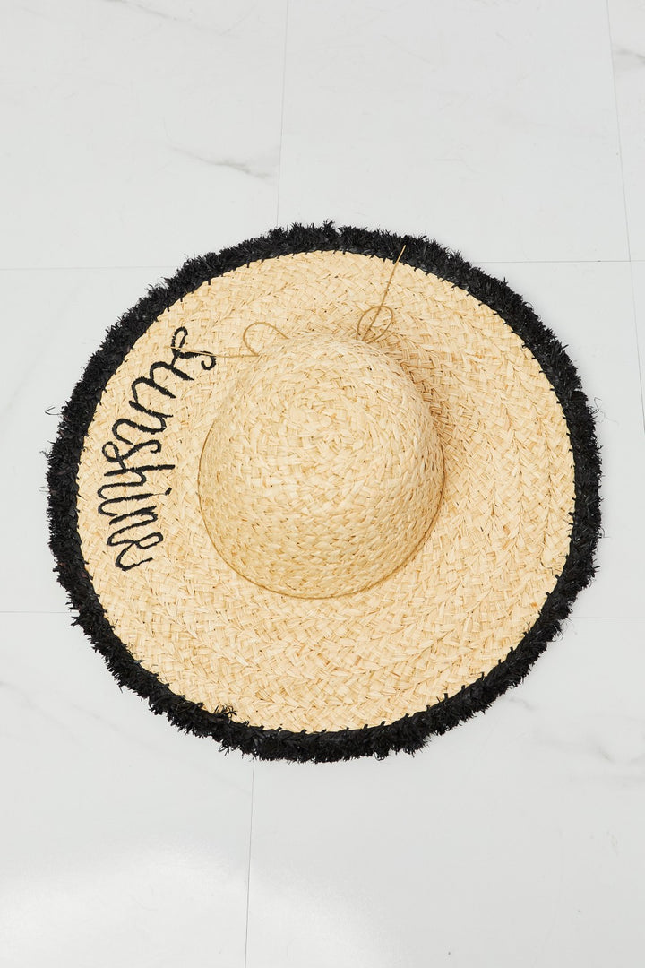 Calypso's Cove Fringed Floppy Hat