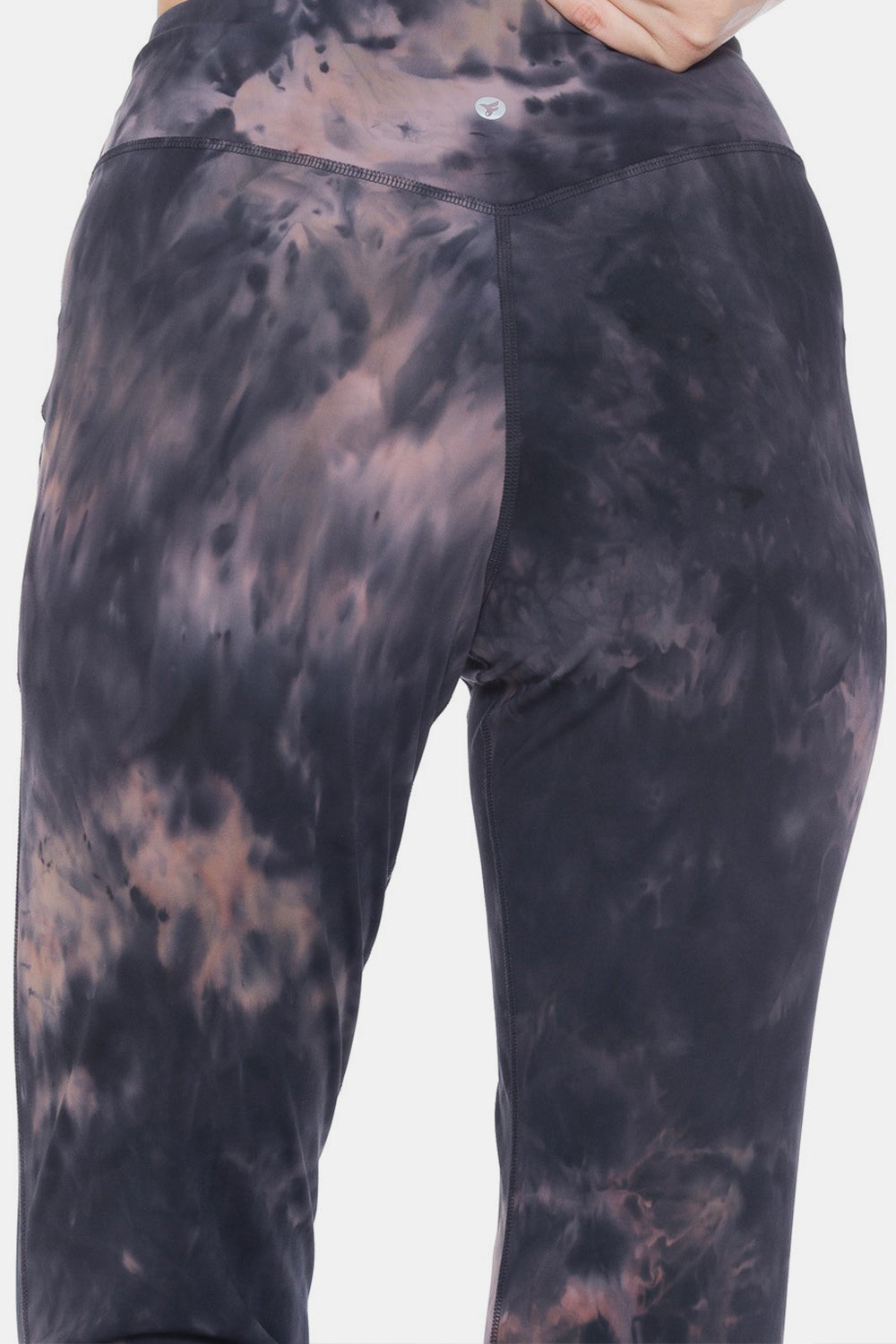 Swirl & Sweat Tie-Dye Cropped Leggings