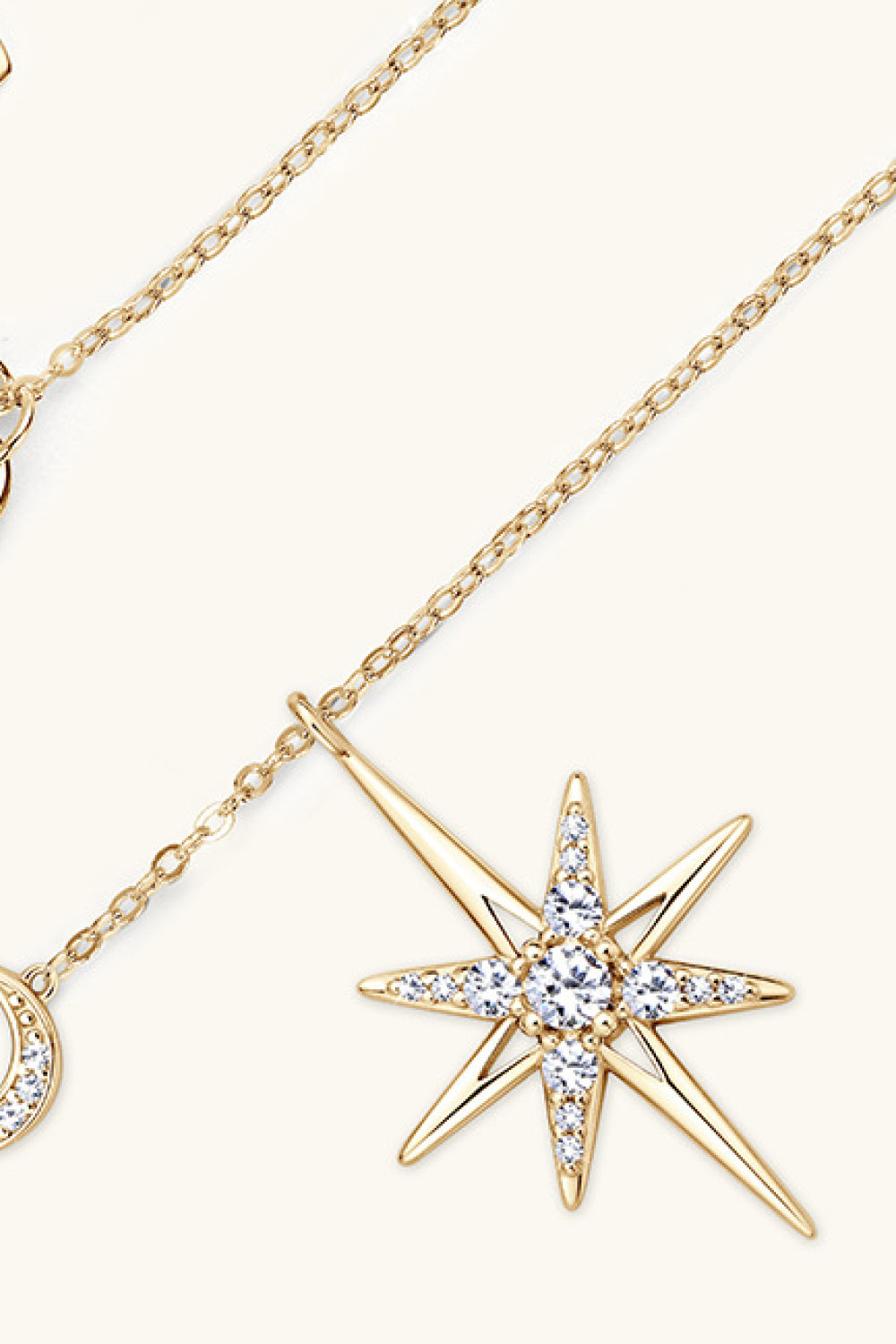 Delicate Sparkle: Moissanite Pendant Necklace