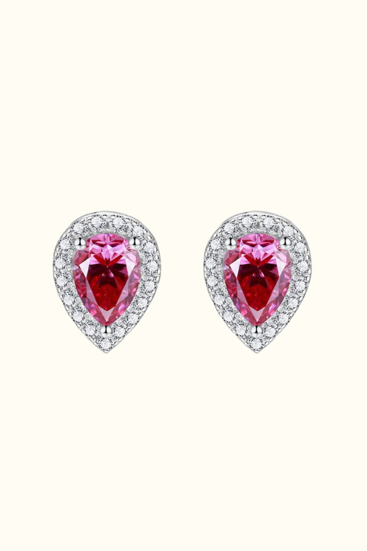 Psyche's Desire 2-Carat Moissanite Teardrop Earrings