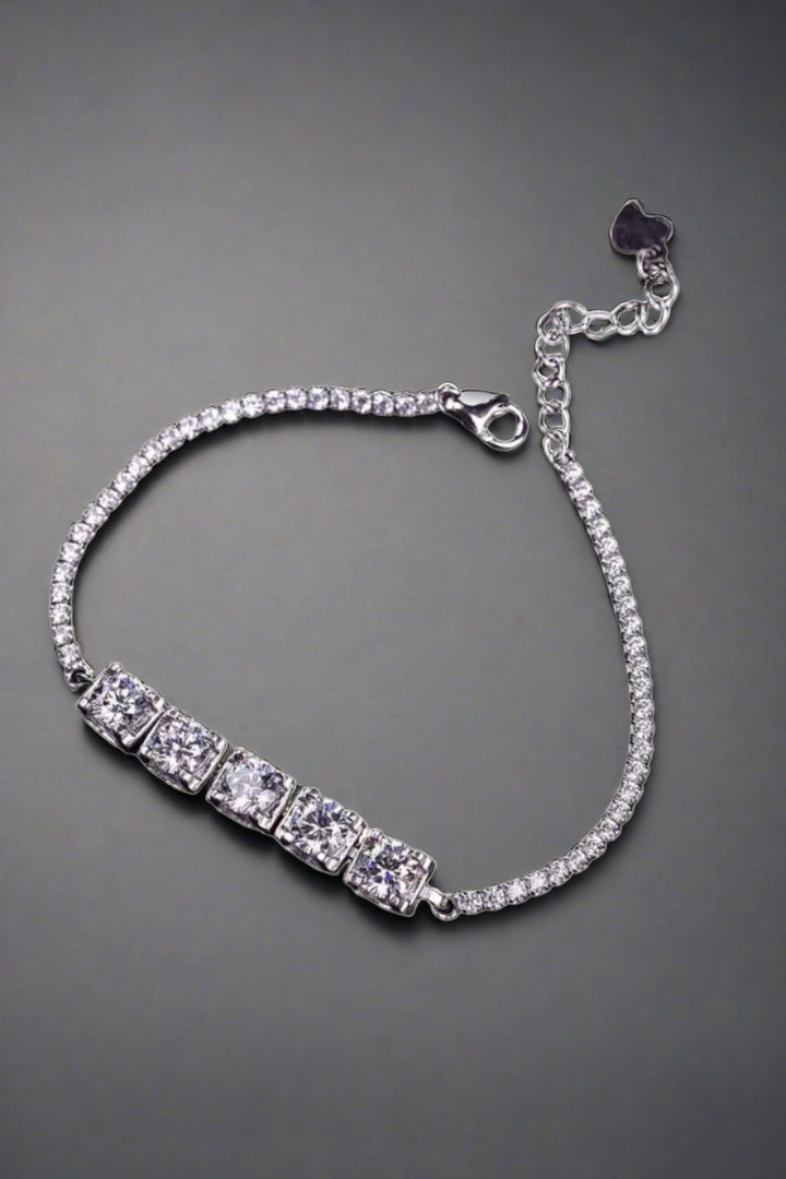 Rhea's Embrace 5 Carat Moissanite Bracelet