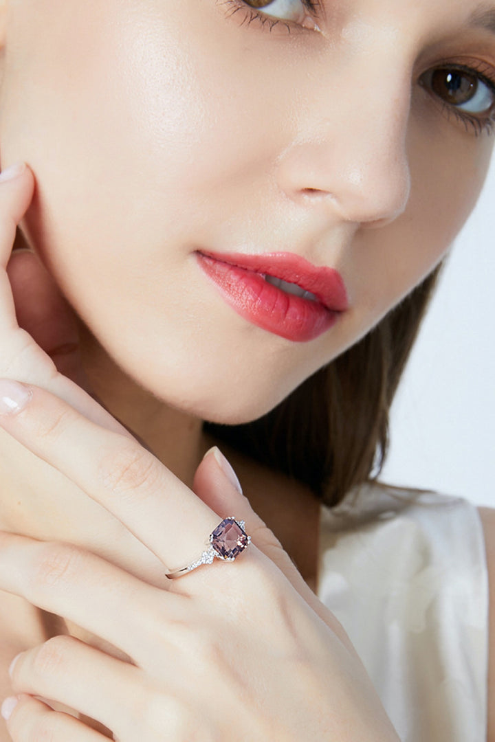 Shimmering Elegance Morganite Ring