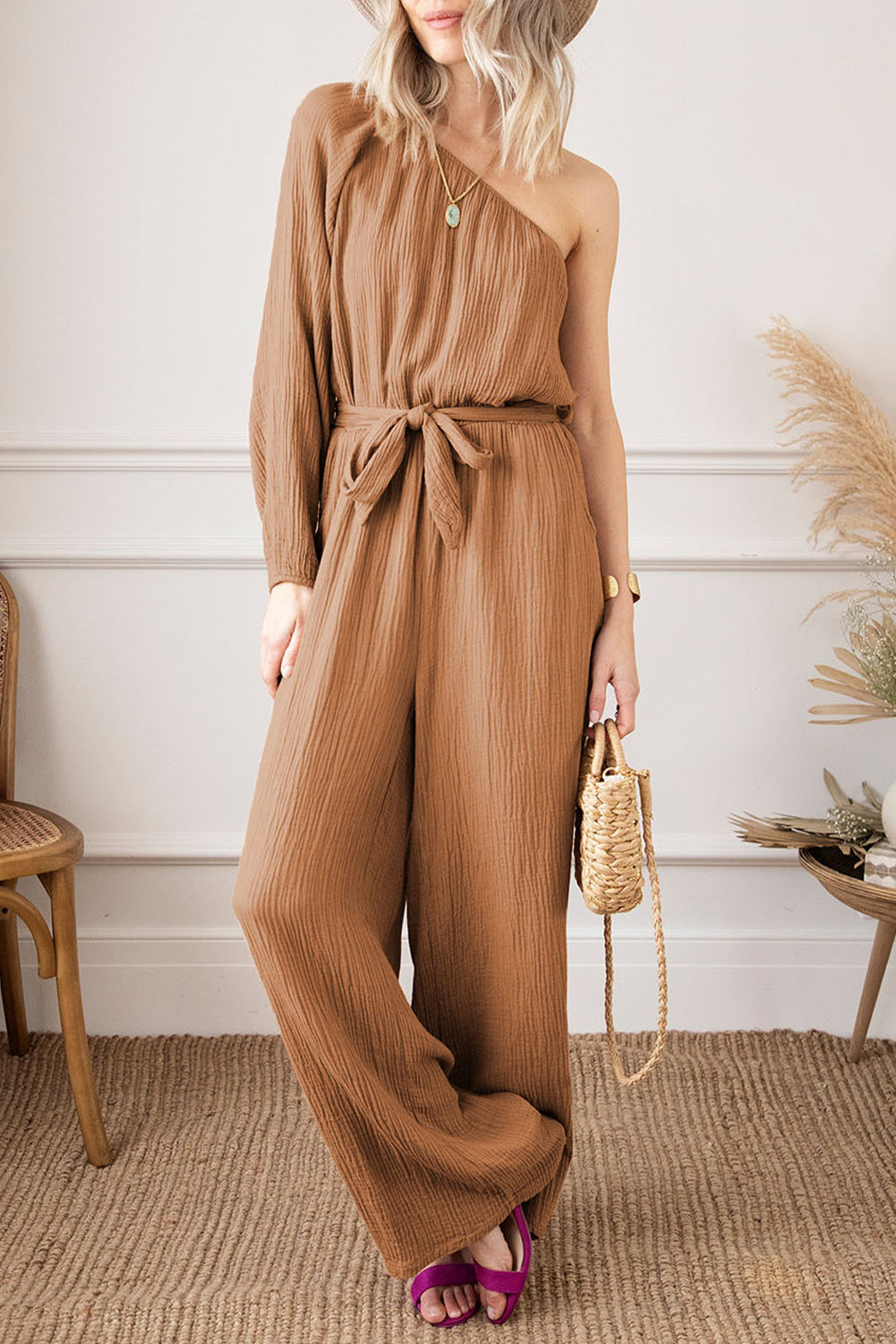 Asteria Essential: Terra Textured Jumpsuit