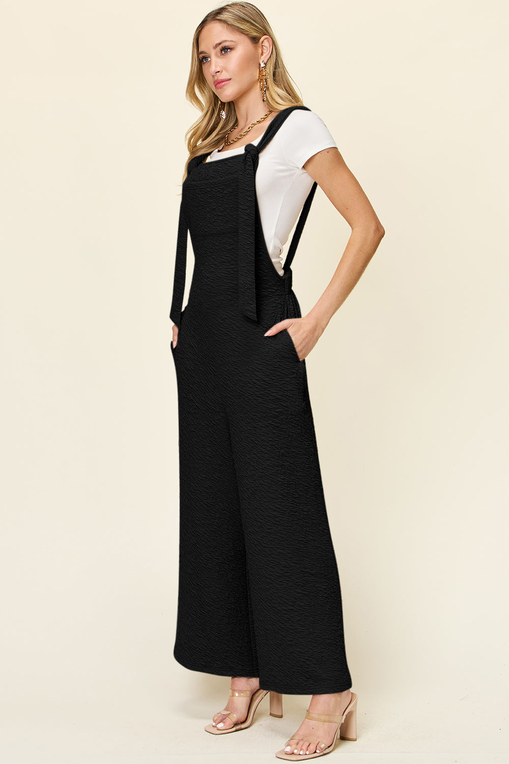 Alluring All-in-One: Double Take Wide Leg Jumpsuit